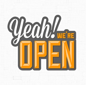 Yeah! We’re open!